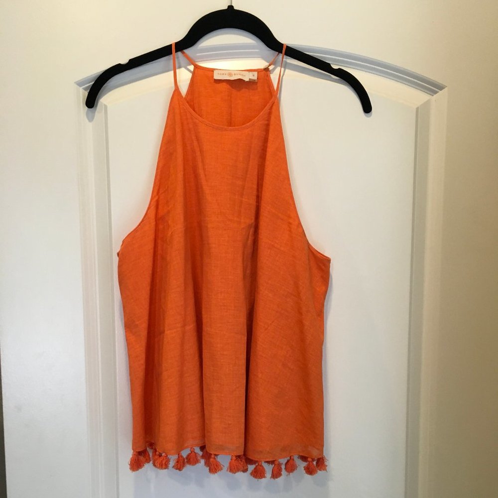 Tory Burch Orange Tank - Size 10